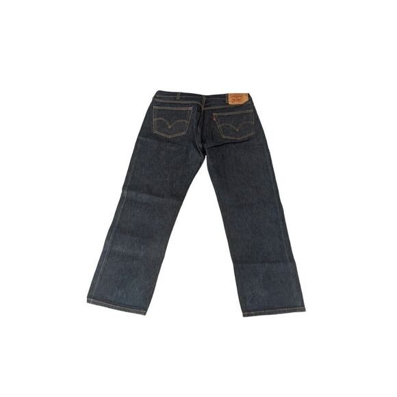 Levi 501 Men’s 40x 32 Button Fly Original Wash Straight Denim‎ Blue Jeans - Picture 6 of 11